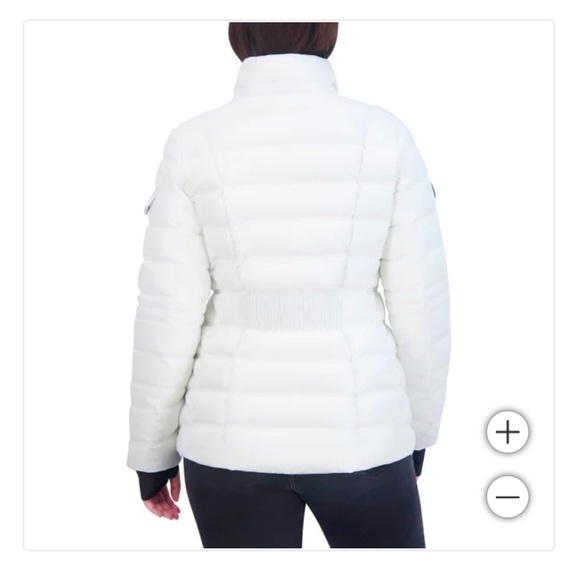 Nautica Size XXL White Ladies' Puffer with Faux Fur Hood NWT - Picture 5 of 6